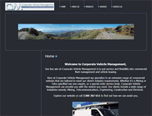 Tablet Screenshot of corporatevehiclemanagement.com.au